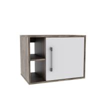 Gabinete Soft 600 Perffect Acetinado Carvalho Dark C-branco Chess Gabinete Soft 600 Perffect Acetinado Carvalho Dark C-branco Chess