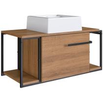 Gabinete Susp E Cuba Marmore Sintetico P1019x94101 Mell Branco Pp Mell Branco