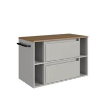 Gabinete Suspenso 80cm 4 Nichos Toalheiro Gaveta Mel Arenas BH8010MA Gabinete Suspenso 80cm 4 Nichos Toalheiro Gaveta Mel Arenas BH8010MA