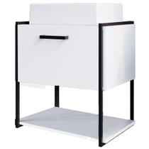 Gabinete Suspenso Banheiro 50 Cm Com Cuba Preto Grafite P1009 Pp Preto Grafite Gabinete Suspenso Banheiro 50 Cm Com Cuba Preto Grafite P1009 Pp Preto Grafite