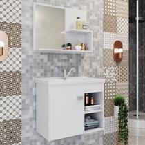 Gabinete Suspenso com Cuba e Espelheira Bia Gabinete Suspenso com Cuba e Espelheira Bia