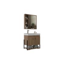 Gabinete Suspenso Maré 60cm com Cuba e Espelheira MDF Gabinete Suspenso Maré 60cm com Cuba e Espelheira MDF