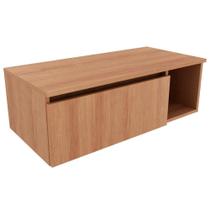 Gabinete Suspenso Para Banheiro 1 Porta Bn3601 Amendoa