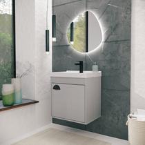 Gabinete Suspenso para Banheiro com Cuba 40cm em MDF Cremona