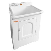 Gabinete Tanque 40L Lavar Roupas Calçados Branco em Fibra Área de Serviço Lavanderia Stilofibras Gabinete Tanque 40L Lavar Roupas Calçados Branco em Fibra Área de Serviço Lavanderia Stilofibras