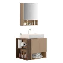 Gabinete Troia Cuba Dalla Branca Torneira Inox Valvula Click