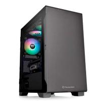 Gabinete TT S100TG Com Fonte 600W Preto Micro-case Lateral Vidro - CA-3Q9-60S1WZ-00