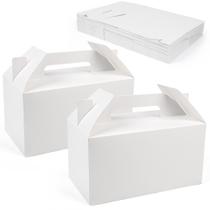 Gable Boxes LotFancy Party Favor, pacote com 25, 24 x 13 cm, brancas