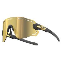 Gafas de Ciclismo RT100 Deportivas para Hombre, Montura Dorada sin Armazón