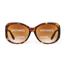 Gafas de Lectura Bifocales JM Fashion Grandes Cuadradas Marrón