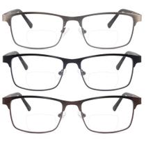 Gafas de Lectura Bifocales SOPHILY para Hombre +1.75 Paquete de 3 Gafas de Lectura Bifocales SOPHILY para Hombre +1.75 Paquete de 3