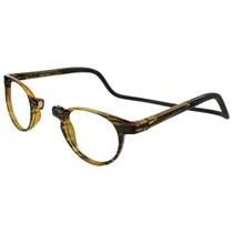 Gafas de Lectura CliC Taku Havana Plegables con Banda Suave 2.00x