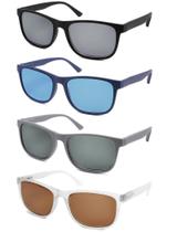 Gafas de Lectura con Lentes Solares OLOMEE Grandes Anchas +3.00 para Hombre Paquete de 4