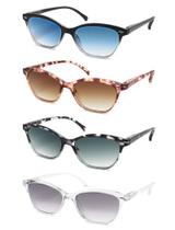 Gafas de Lectura MODFANS para Mujer Paquete de 4 Gafas de Sol Magnificación 1.75