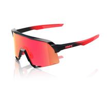 Gafas de Sol 100% S3 LE Elly 24 Negro Brillante Mate Rojo Gafas de Sol 100% S3 LE Elly 24 Negro Brillante Mate Rojo