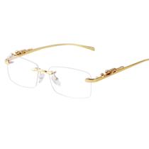 Gafas de Sol ADE WU Vintage sin Montura Retro con Montura Dorada para Hombre y Mujer Gafas de Sol ADE WU Vintage sin Montura Retro con Montura Dorada para Hombre y Mujer