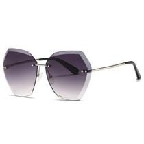 Gafas de sol AEVOGUE oversize sin montura con lentes de diamante AE0534 para mujer