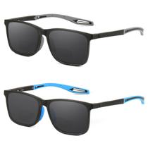 Gafas de Sol Bifocales Missfive Paquete de 2 para Hombre con Protección UV400 +2.0