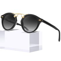 Gafas de Sol CARFIA Acetato Negro Pequeñas Polarizadas para Mujer