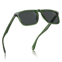 Gafas de Sol CARFIA Retro Polarizadas para Hombre UV400 Verde Cristal Gafas de Sol CARFIA Retro Polarizadas para Hombre UV400 Verde Cristal
