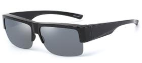 Gafas de sol CAXMAN con lentes polarizadas negras para usar sobre anteojos