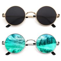 Gafas de Sol CGID E01 Polarizadas Círculo Retro Vintage Paquete de 2