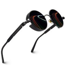 Gafas de Sol CGID Retro Steampunk Redondas Polarizadas E72 UV400