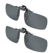 Gafas de Sol Clip-On SPLAKS Unisex Polarizadas sin Montura en Negro Gafas de Sol Clip-On SPLAKS Unisex Polarizadas sin Montura en Negro