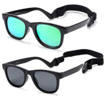 Gafas de sol COASION flexibles polarizadas para recién nacidos 0-12 meses con correa Gafas de sol COASION flexibles polarizadas para recién nacidos 0-12 meses con correa