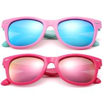 Gafas de Sol COASION para Niños de 4 a 12 Años Polarizadas 2 Pack
