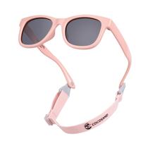 Gafas de sol COCOSAND flexibles polarizadas para bebés en rosa y lentes grises Gafas de sol COCOSAND flexibles polarizadas para bebés en rosa y lentes grises