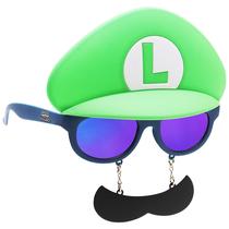 Gafas de Sol con Bigote Luigi Nintendo UV400 Licencia Oficial