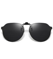 Gafas de Sol con Clip FRAZALA Retro Redondas UV400 para Hombres y Mujeres