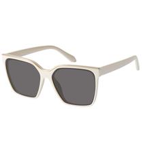 Gafas de Sol cuadradas mosanana polarizadas extragrandes blancas 2025