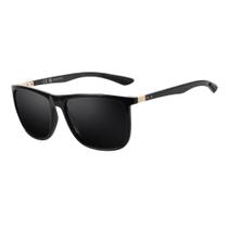 Gafas de Sol Cuadradas Polarizadas ZENOTTIC para Hombre en Fibra de Carbono