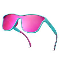 Gafas de sol deportivas Jefoo polarizadas retro UV400 para mujer y hombre Gafas de sol deportivas Jefoo polarizadas retro UV400 para mujer y hombre