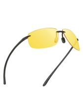 Gafas de Sol Deportivas JIM HALO Polarizadas TR90 Sin Montura para Hombre y Mujer