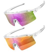 Gafas de Sol Deportivas Sunbowglint Polarizadas UV400 con Montura TR90 Paquete de 2