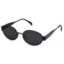 Gafas de Sol DIMENSIP Retro Ovaladas con Montura Dorada para Mujer y Hombre