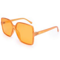 Gafas de Sol Dollger de Lentes Naranjas Sobredimensionadas UV400 para Mujeres