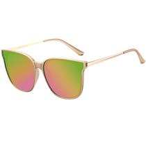 Gafas de sol DUCO Polarizadas Sobredimensionadas W016 para Mujer con Montura Dorada Gafas de sol DUCO Polarizadas Sobredimensionadas W016 para Mujer con Montura Dorada