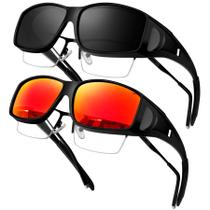 Gafas de Sol Envolventes Polarizadas UV400 KANASTAL para Usar Sobre Anteojos Gafas de Sol Envolventes Polarizadas UV400 KANASTAL para Usar Sobre Anteojos