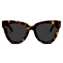 Gafas de sol estilo retro Dollger con forma de ojo de gato polarizadas y de gran tamaño con estampado de leopardo
