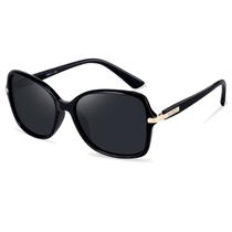 Gafas de sol FEISEDY B2760 vintage cuadradas polarizadas UV400 negras