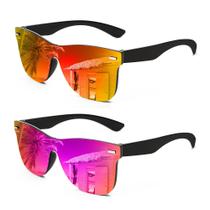 Gafas de Sol FEISEDY B4114 con Lente Espejada UV400 para Mujer y Hombre