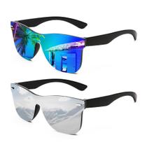 Gafas de Sol FEISEDY B4114 con Lentes Espejadas de Tendencia UV400 para Mujer y Hombre Gafas de Sol FEISEDY B4114 con Lentes Espejadas de Tendencia UV400 para Mujer y Hombre