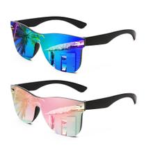 Gafas de Sol FEISEDY B4114 con Lentes Espejadas Trendy UV400 para Mujeres y Hombres Gafas de Sol FEISEDY B4114 con Lentes Espejadas Trendy UV400 para Mujeres y Hombres