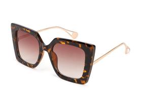 Gafas de Sol FEISEDY de Moda, Cuadradas Grandes con Incrustación de Perlas B2625