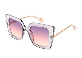 Gafas de Sol FEISEDY de Moda Sobredimensionadas Cuadradas con Incrustaciones de Perlas B2625