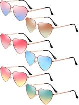 Gafas de sol Frienda con montura vintage multicolor en forma de corazón para mujer